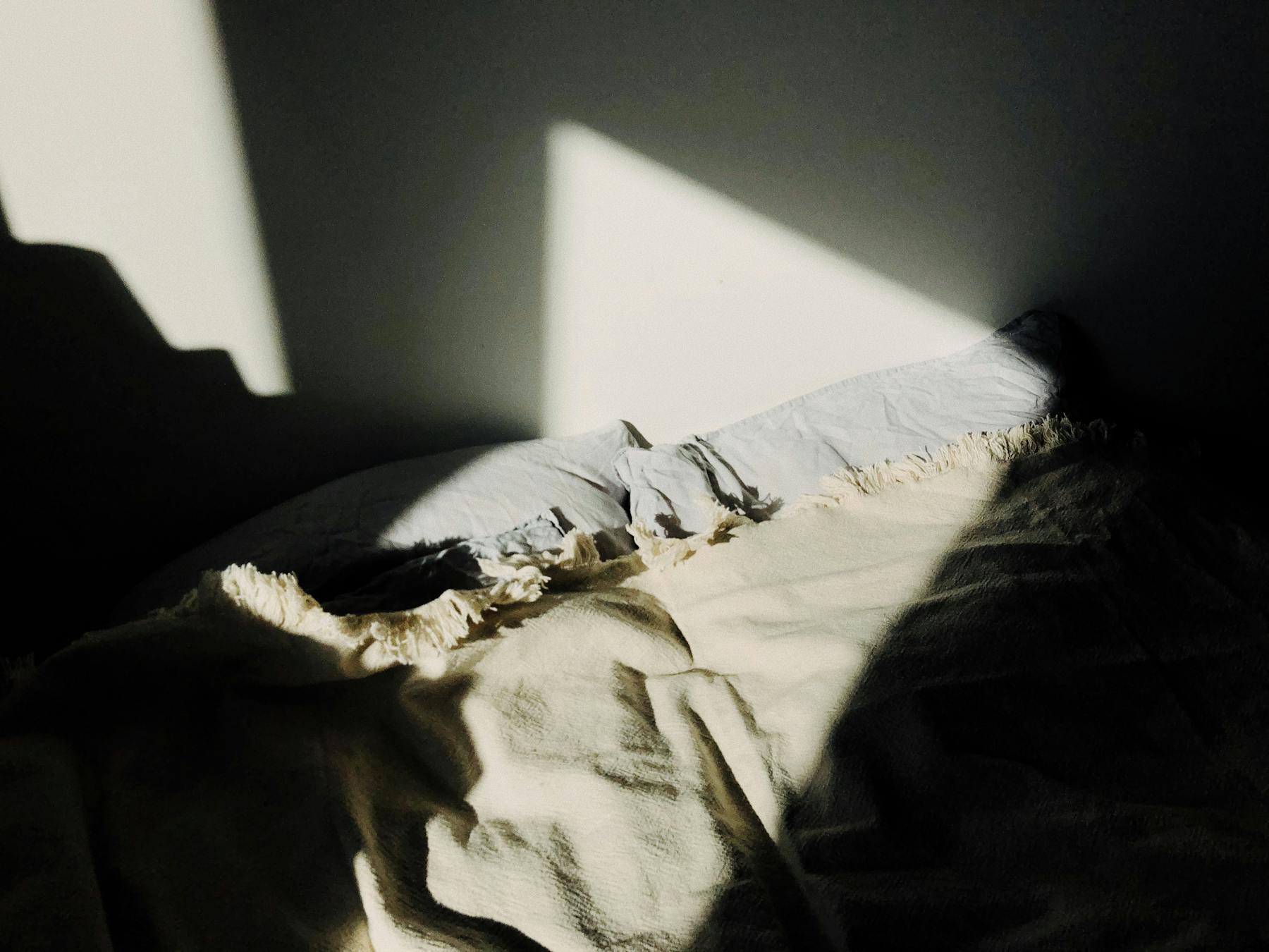 Clean fabric in morning light