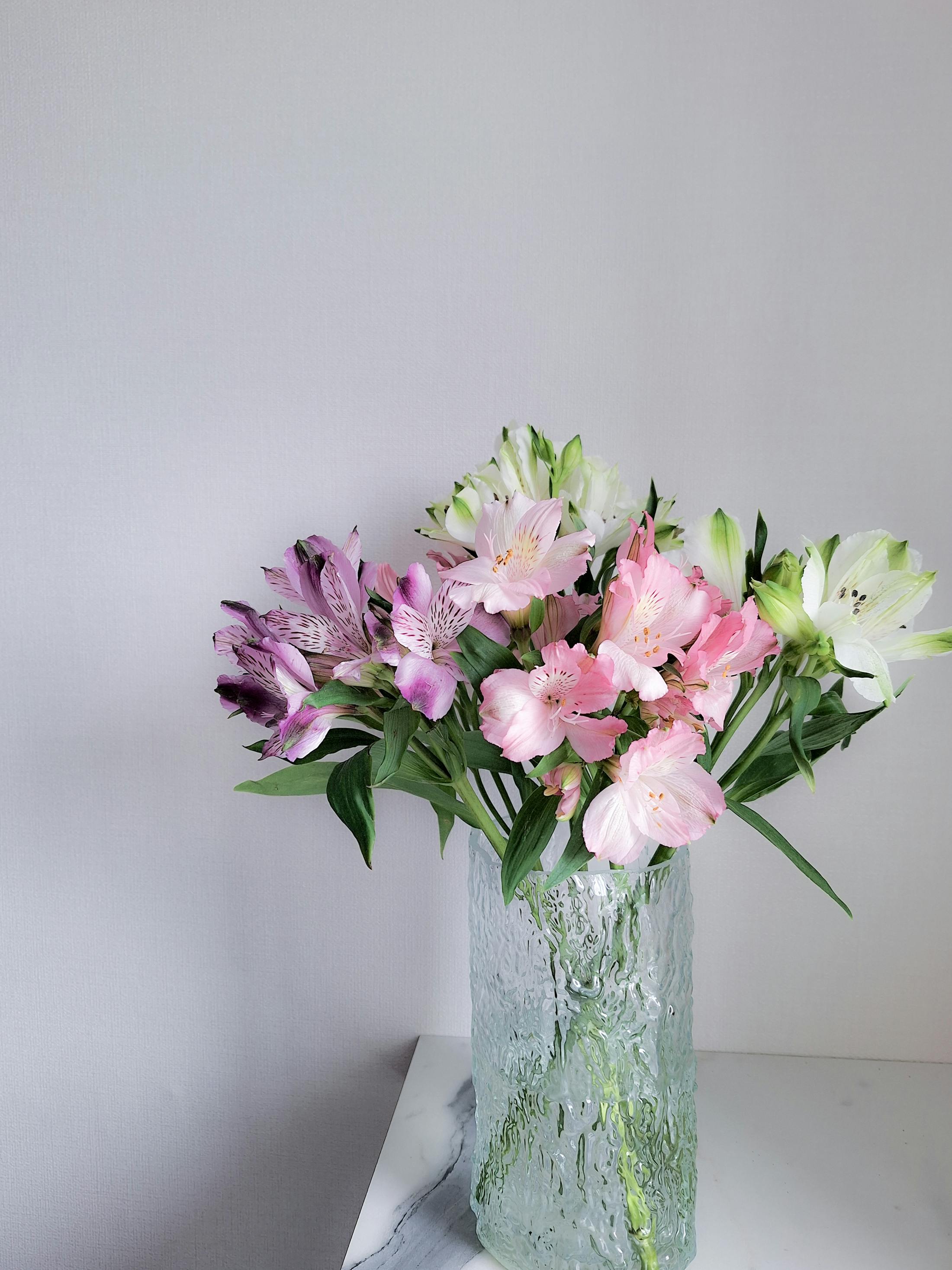 Soft floral arrangement